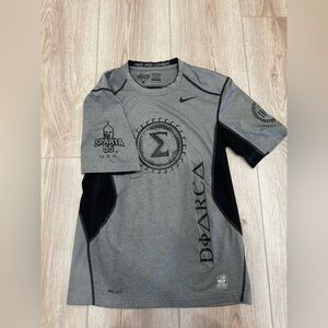 Nike Gray and Black Men's Shirt